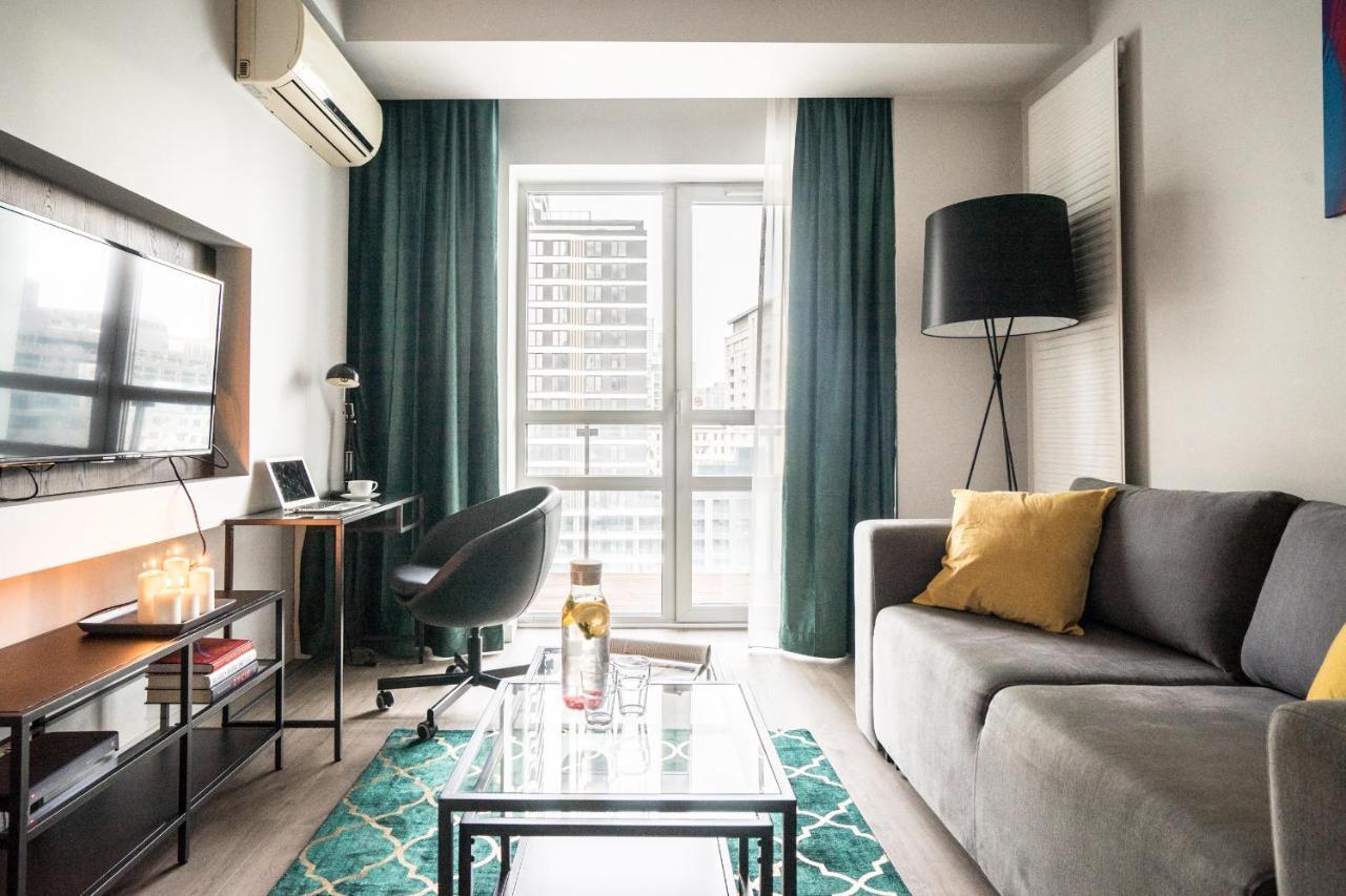 Oomph Warsaw Central Luxurious Air-Conditioned Apartment With Balcony Buitenkant foto