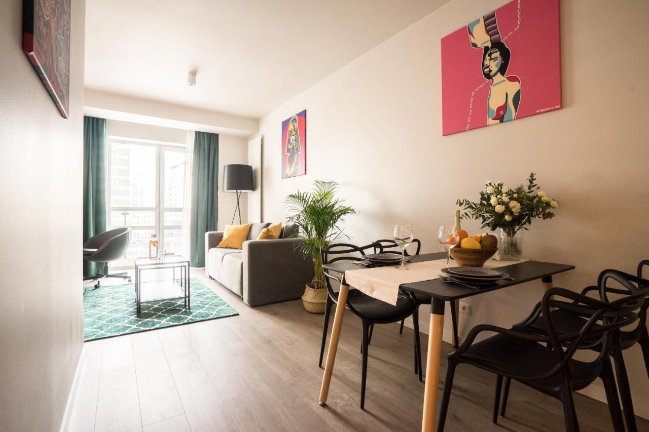Oomph Warsaw Central Luxurious Air-Conditioned Apartment With Balcony Buitenkant foto